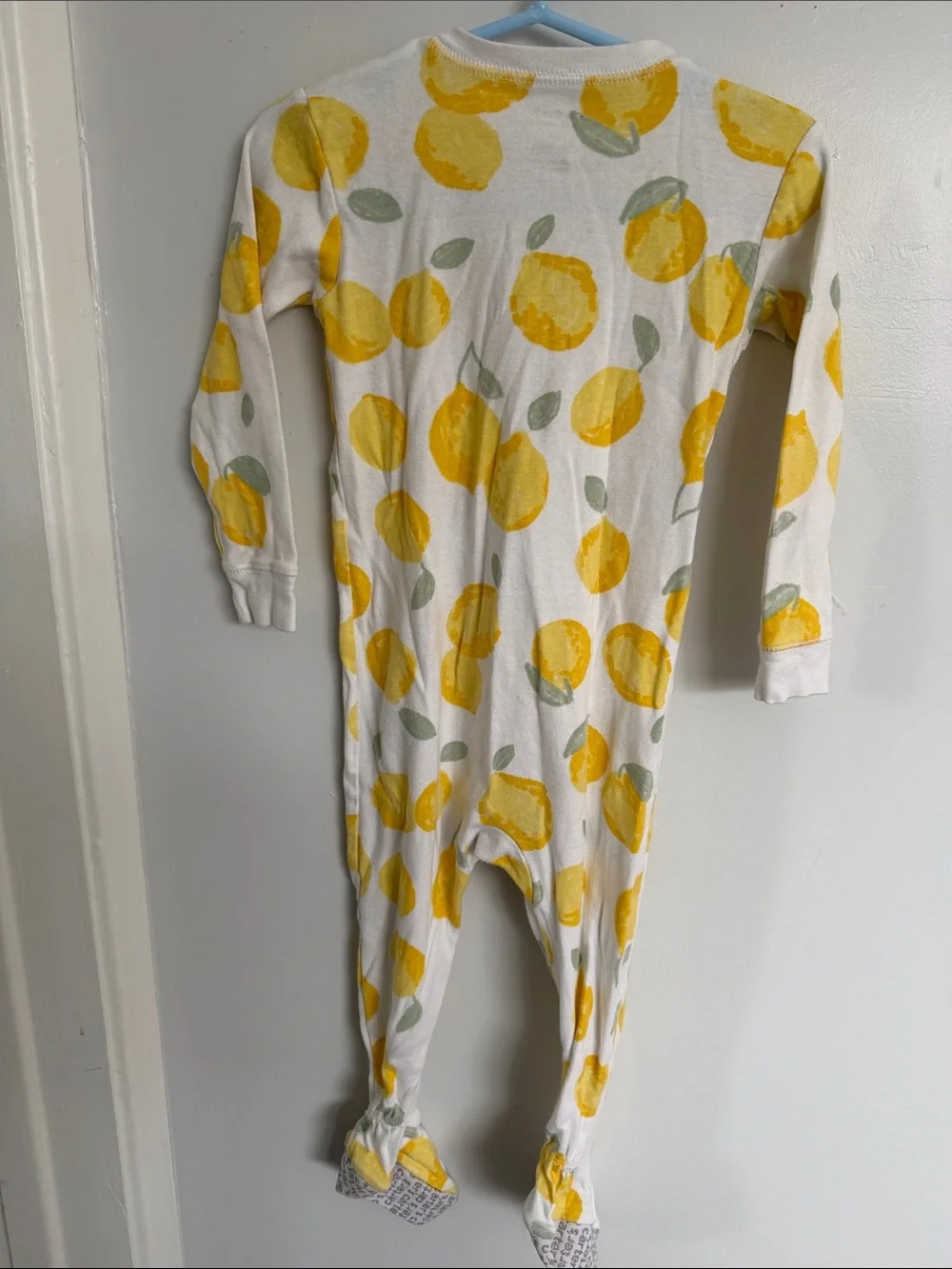 Carter's White Footed One-Piece with Yellow Lemon Print size 2T